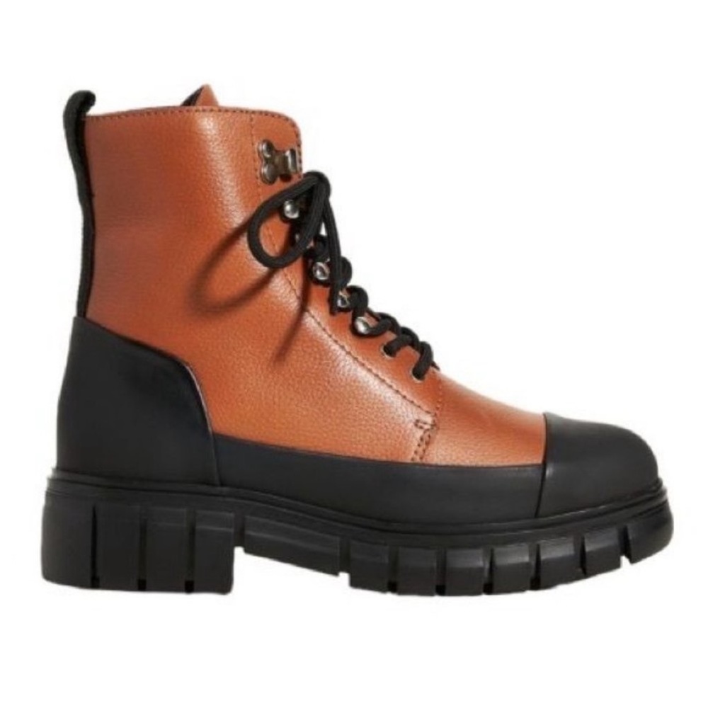 Anthropologie Shoe the Bear Rebel Lug Boots Size EU 38 NWOT